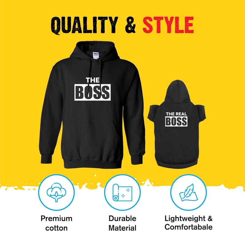 Matching Dog & Owner Hoodies - 