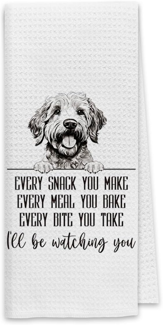 Goldendoodle Kitchen Towels - Funny Gifts for Dog Lovers