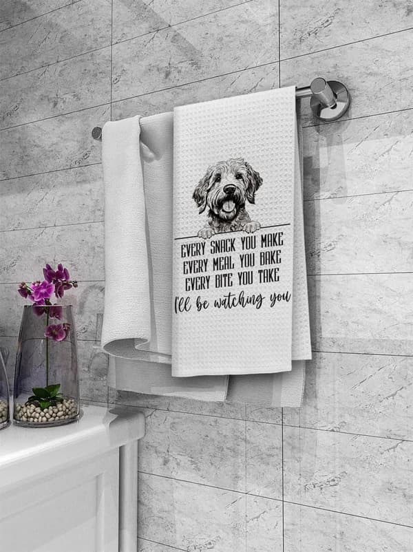 Goldendoodle Kitchen Towels - Funny Gifts for Dog Lovers