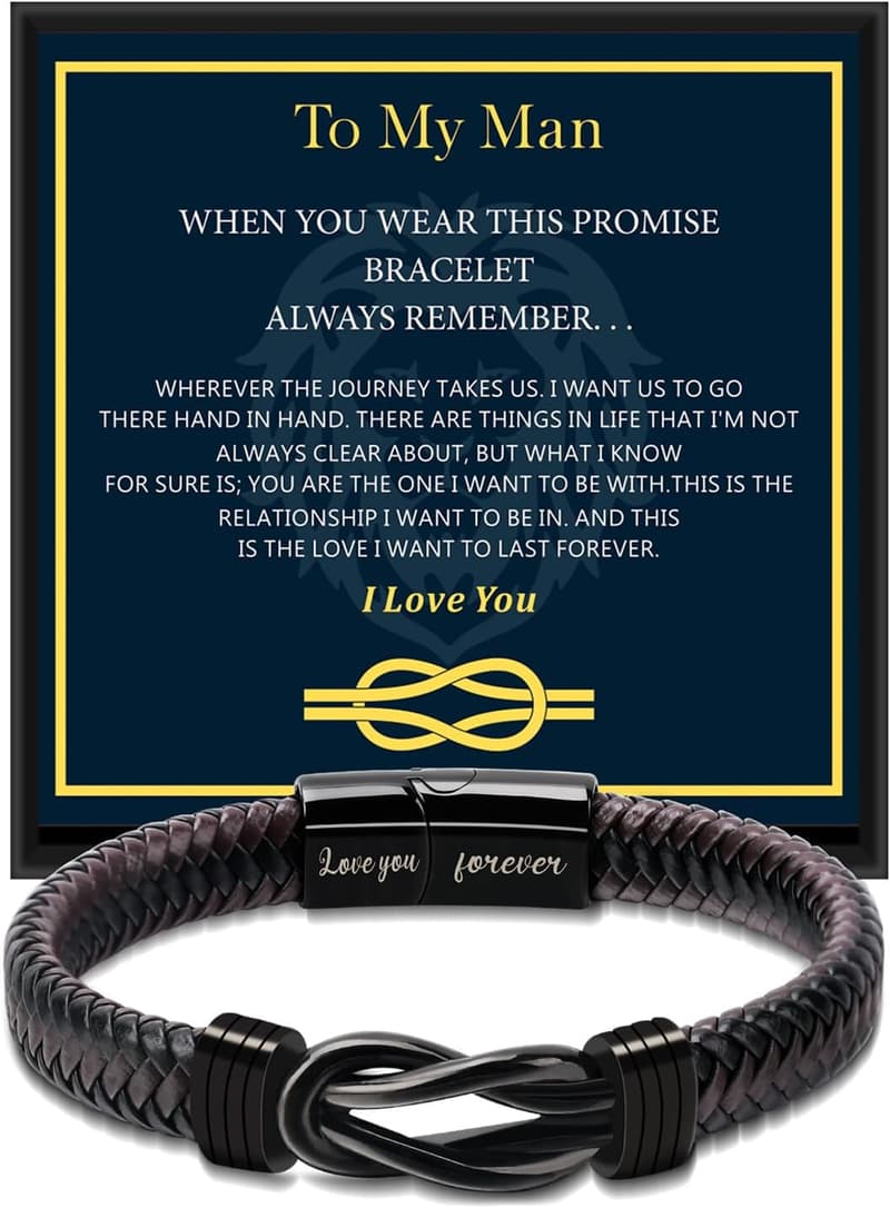 Men's Bracelet for Valentine's Day - Perfect Gift for Dad and Husband