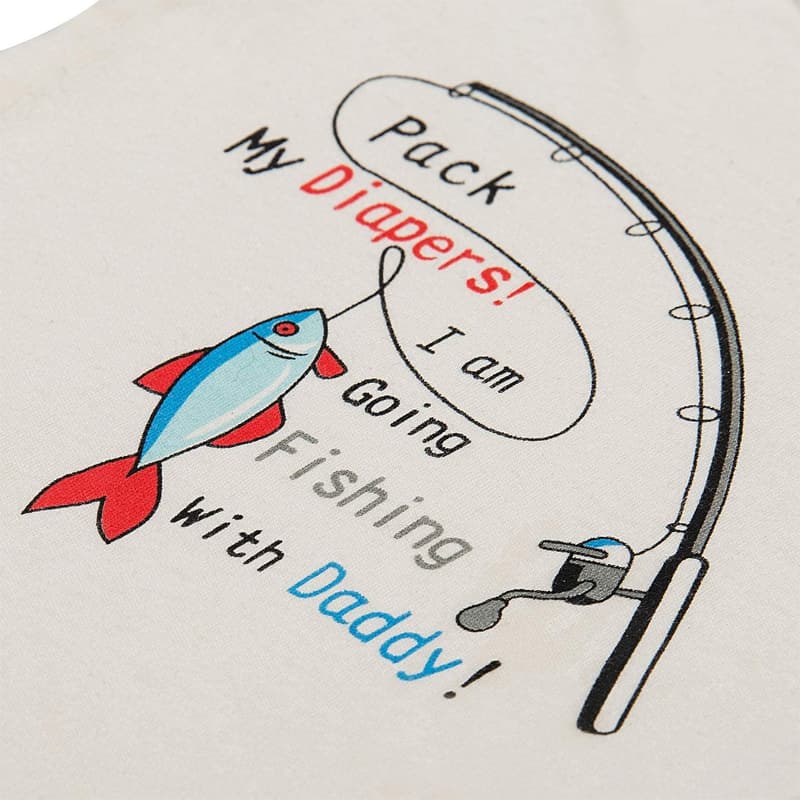 Father's Day Fishing Baby Onesie - 