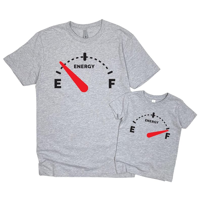 Father's Day Matching Daddy and Me Energy Tees