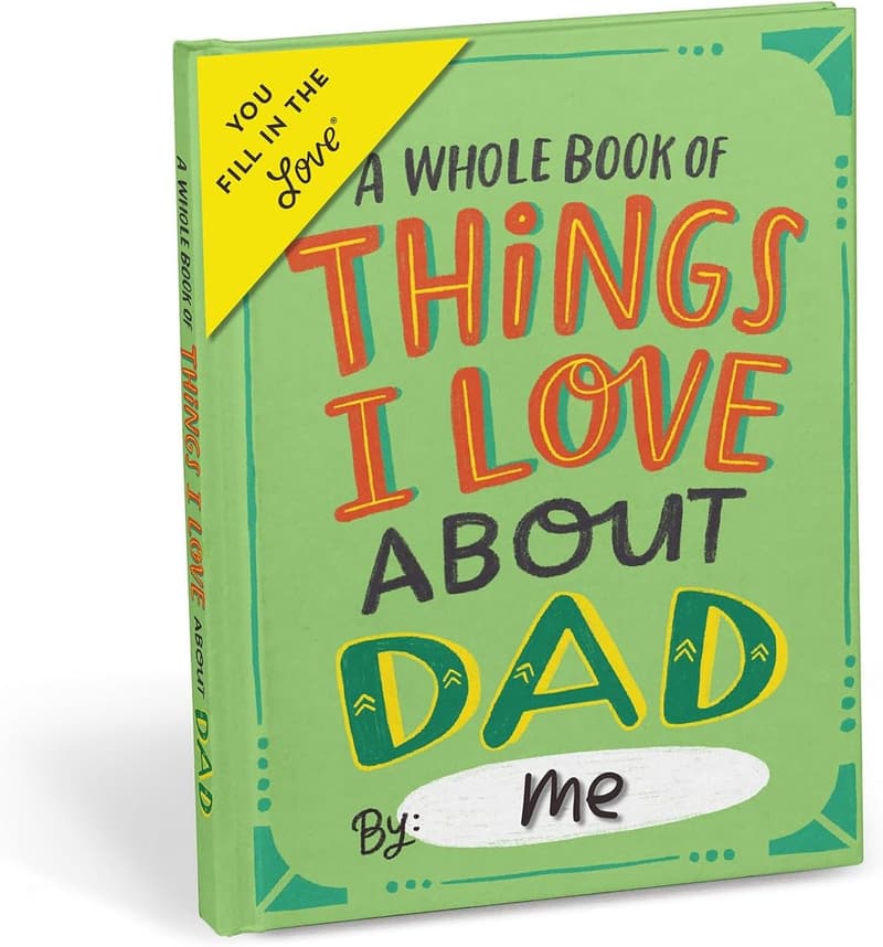 Fill-in-the-Blank Gift Journal for Dad