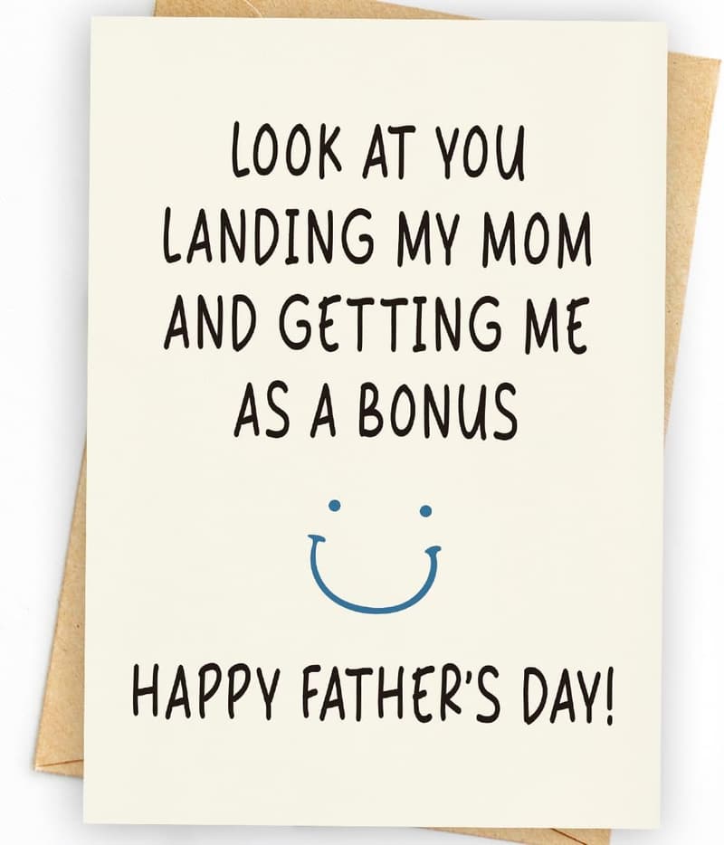 Father's Day Funny Card & Gift for Dad