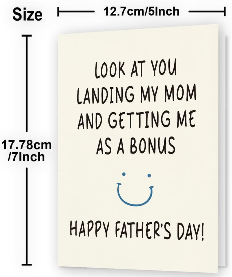 Father's Day Funny Card & Gift for Dad