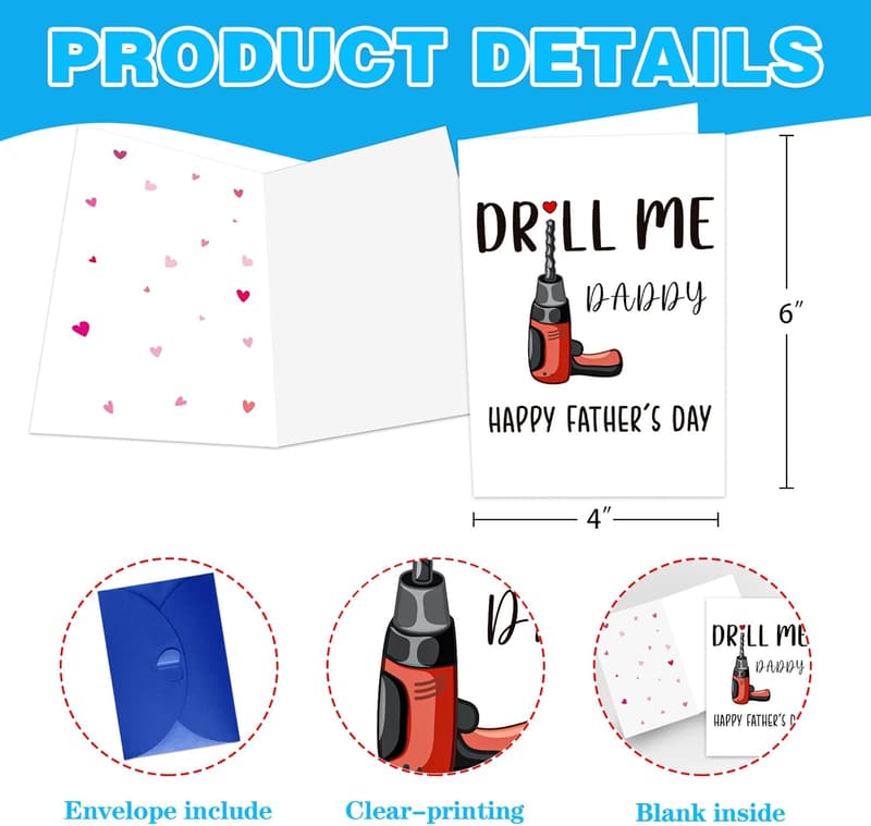 Naughty Father's Day Card for Him - DILF Daddy Humor