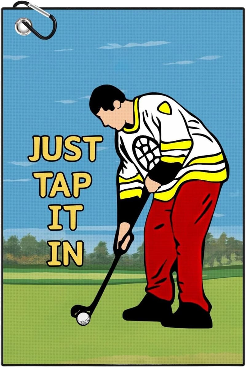 Funny Golf Towel with Clip - Perfect Gift for Golfers