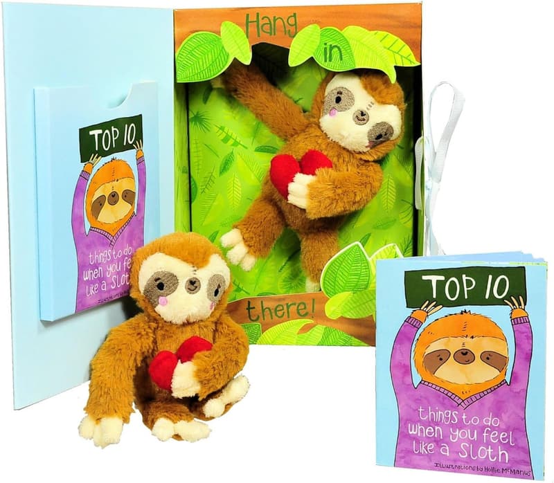 Get Well Soon Sloth Plush Gift for Kids in Hospital