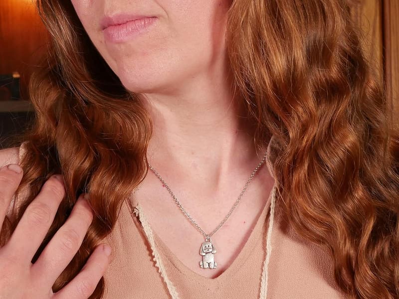 Goldendoodle Charm Necklace for Dog Lovers