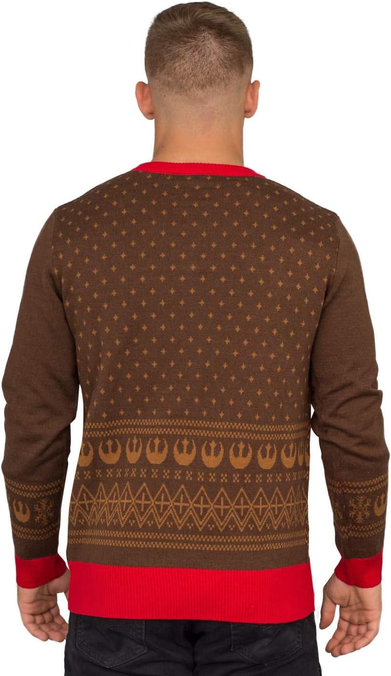 Chewbacca Santa Hat Adult Ugly Christmas Sweater