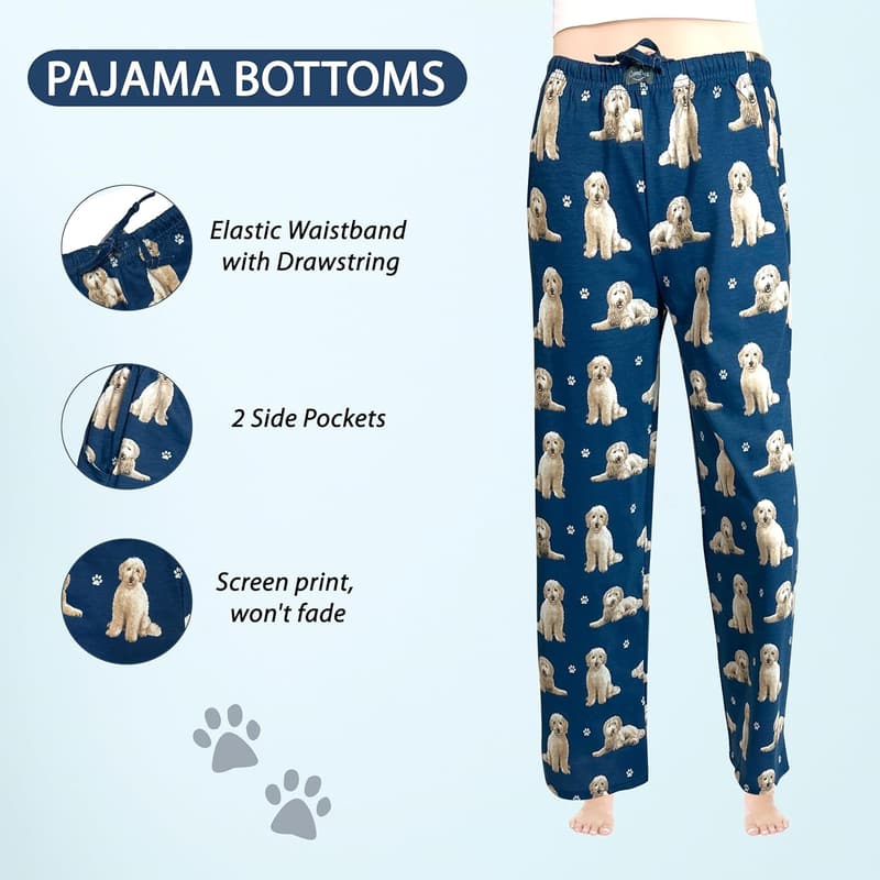Pet Lover Lounge Pants - Cotton Blend, Comfort Fit, 27 Breeds
