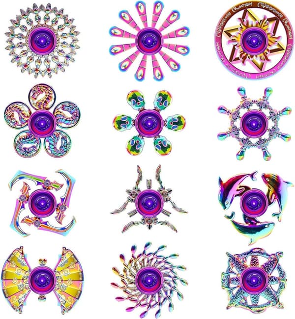 Fidget Spinners Bulk Pack - Durable Stress Relief Toys for All