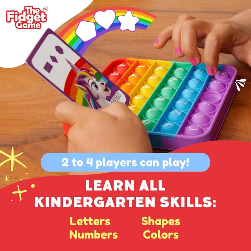 Unicorns vs Dragons Fidget Game - Educational Learning Toy for Kids