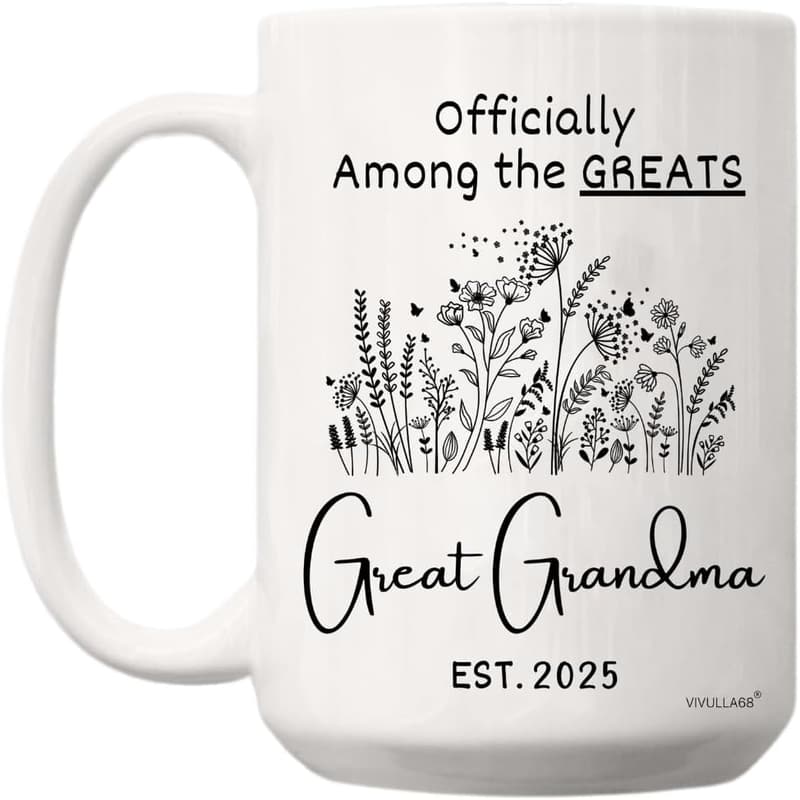 Great Grandma Mug - Perfect Gift for 2025 Announcements