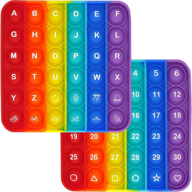 Children's Educational Fidget Toy - 26 Letters & Numbers