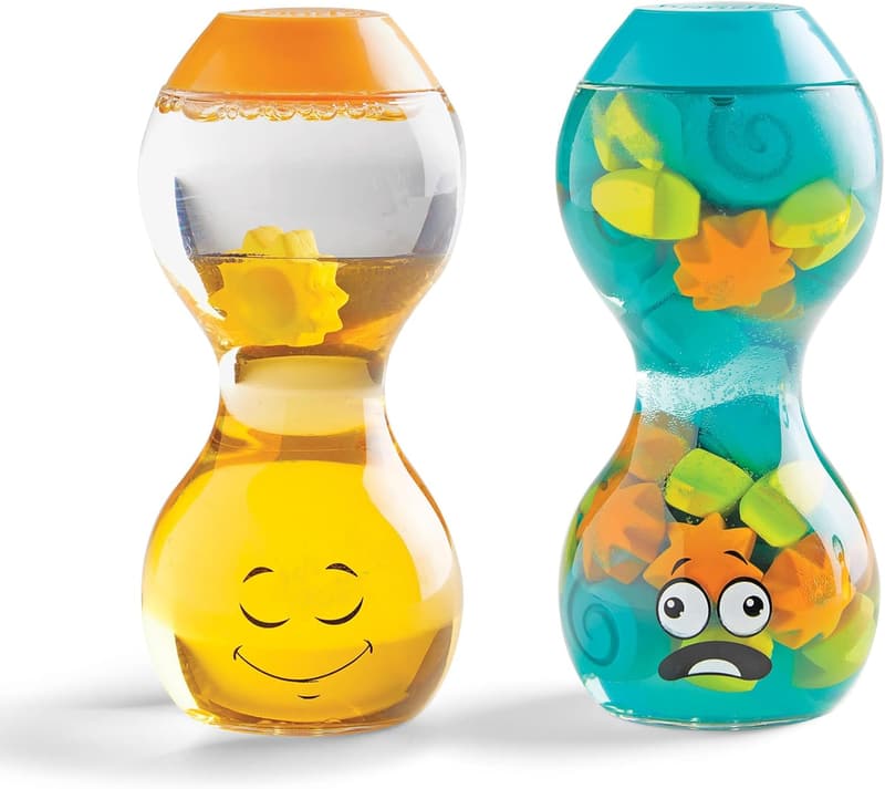 Opposite Emotions Sensory Bottles - Toddler Calm Down Toys