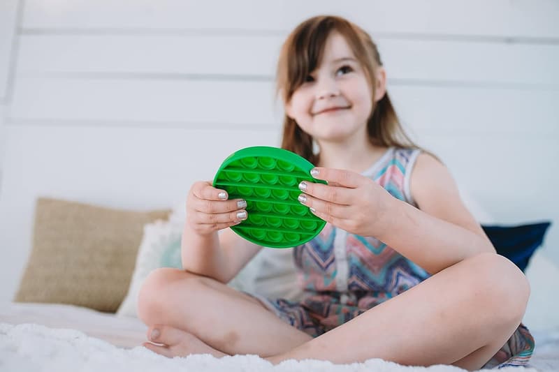 Educational Fidget Toy Pack - Silicone Push Pop Bubbles for Stress Relief