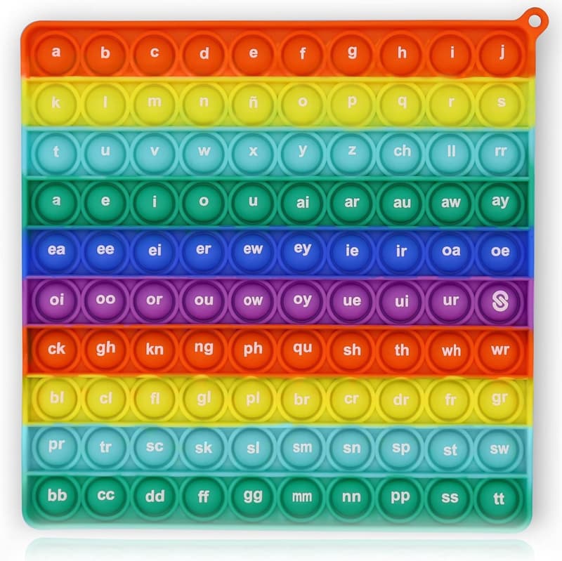 Montessori Alphabet Phonics Pop Board for Kids 1-3 Years