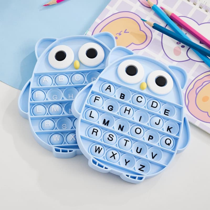 Educational Owl-Shaped Sensory Fidget Toy for Kids