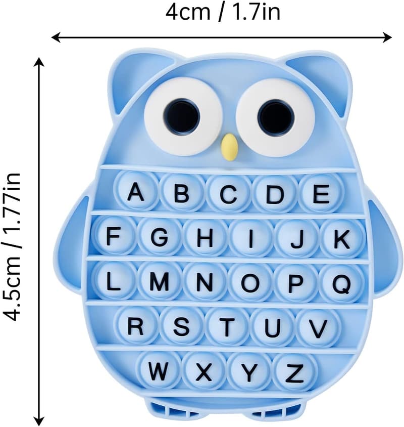 Educational Owl-Shaped Sensory Fidget Toy for Kids