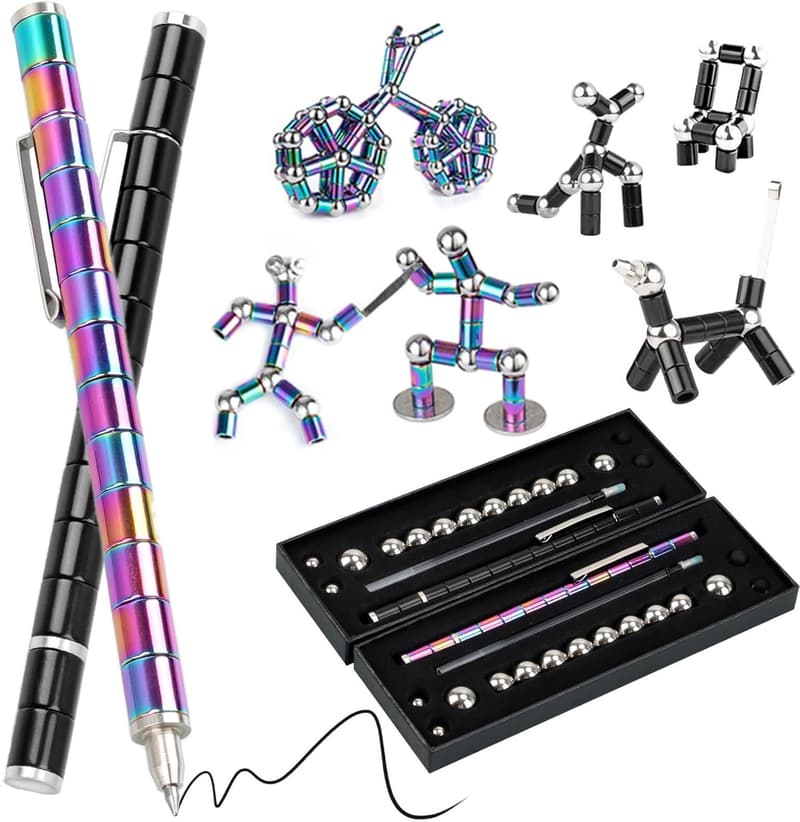 Magnetic Fidget Toys for Boys & Girls Ages 8-12 - Ideal Birthday Gift