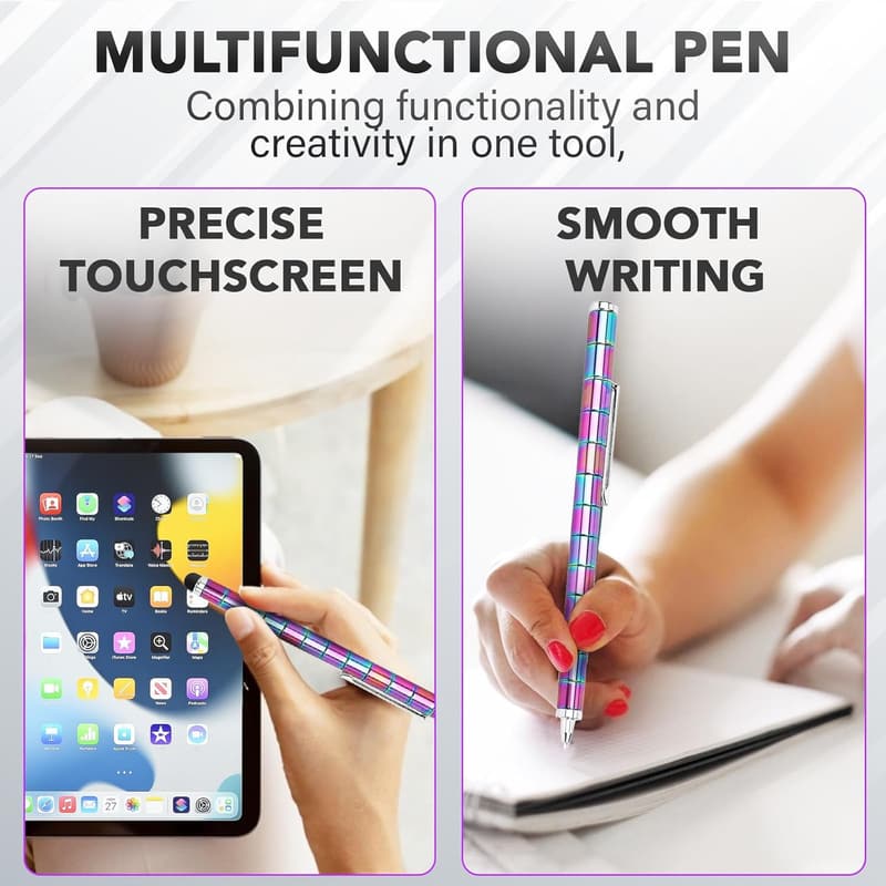 Magnetic Fidget Pen - Colorful Spinner Toy for Office & Study