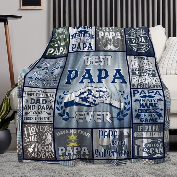 Papa Blanket Gift 80
