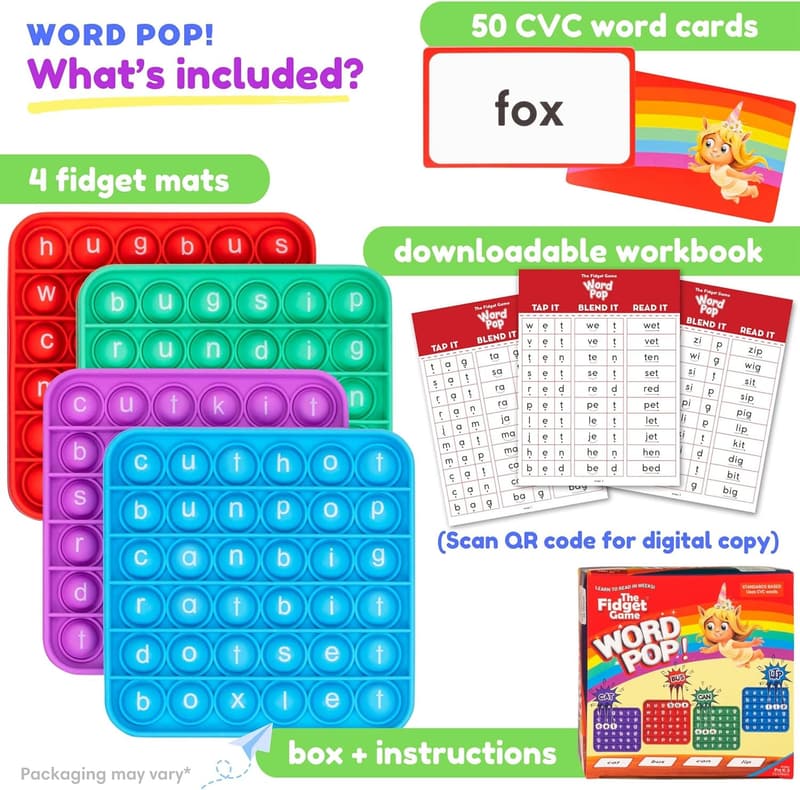 Multisensory Phonics Game for Pre-K to 1st Grade