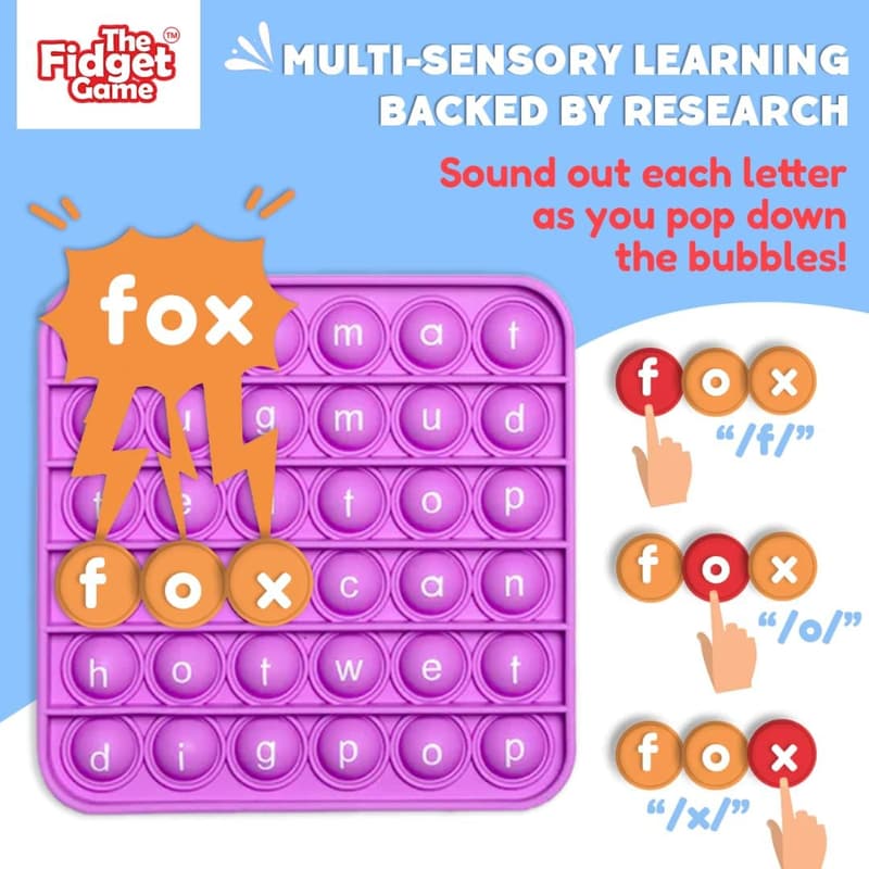 Multisensory Reading Mats for Pre-K to 1st Grade (Set of 6)