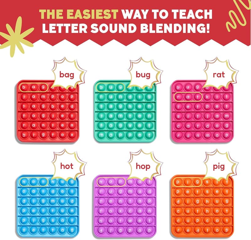 Multisensory Reading Mats for Pre-K to 1st Grade (Set of 6)