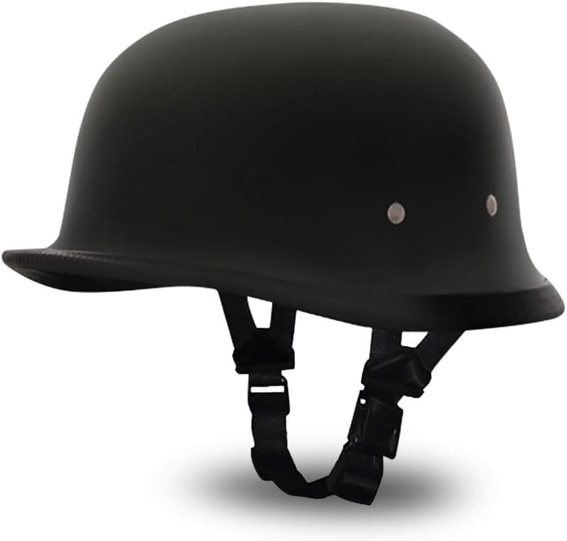 German Style Novelty Motorcycle Helmet - Classic Design, Padded Liner