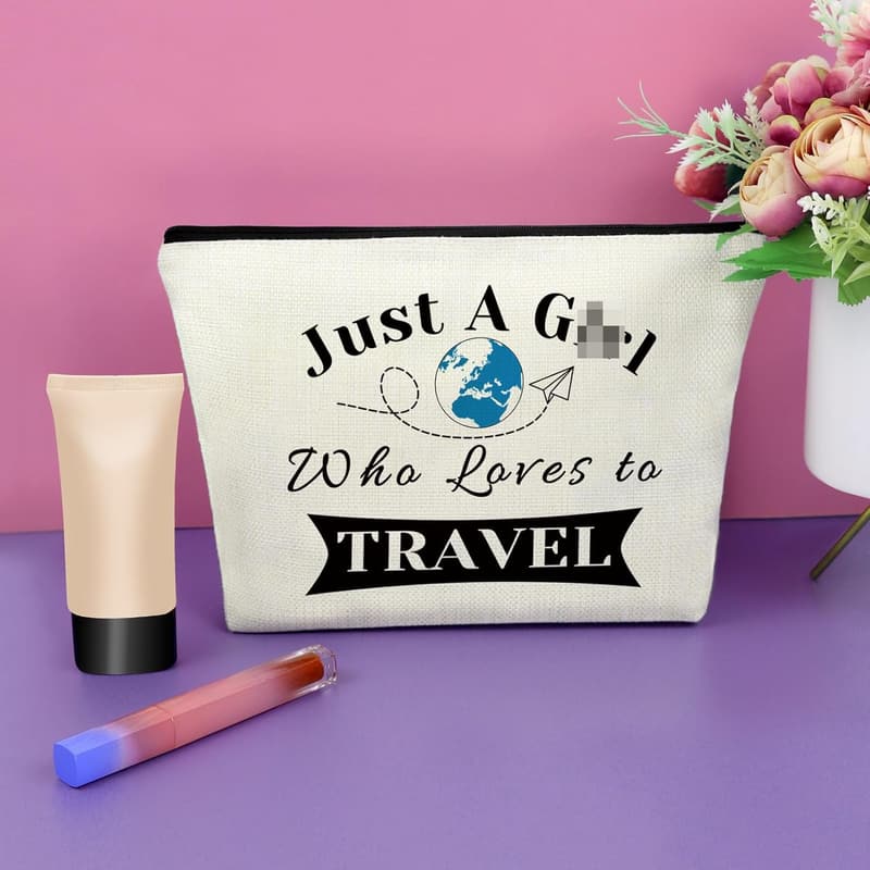 Travel Makeup Bag for Women - Perfect Gift for Travelers