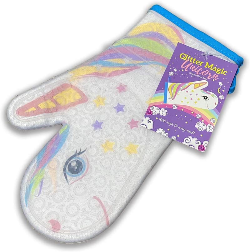 Magic Unicorn Silicone Oven Mitt - Heat Resistant Kitchen Glove