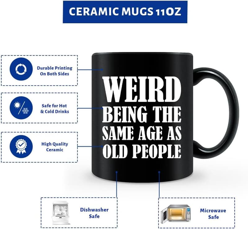 Birthday Coffee Mug Gift for Men - Funny 11 oz Cup