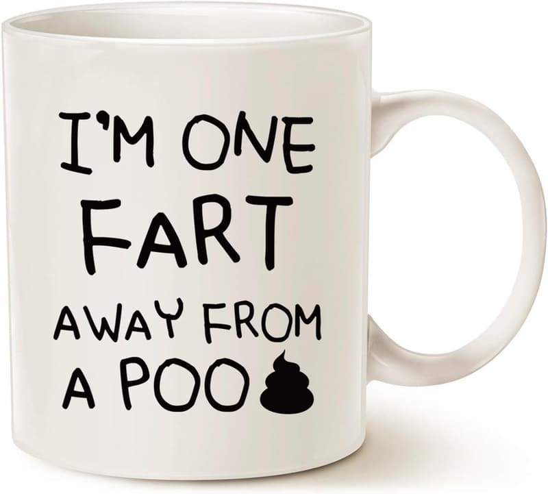 Funny Quote Coffee Mug - Gift for Friends, 11 oz White