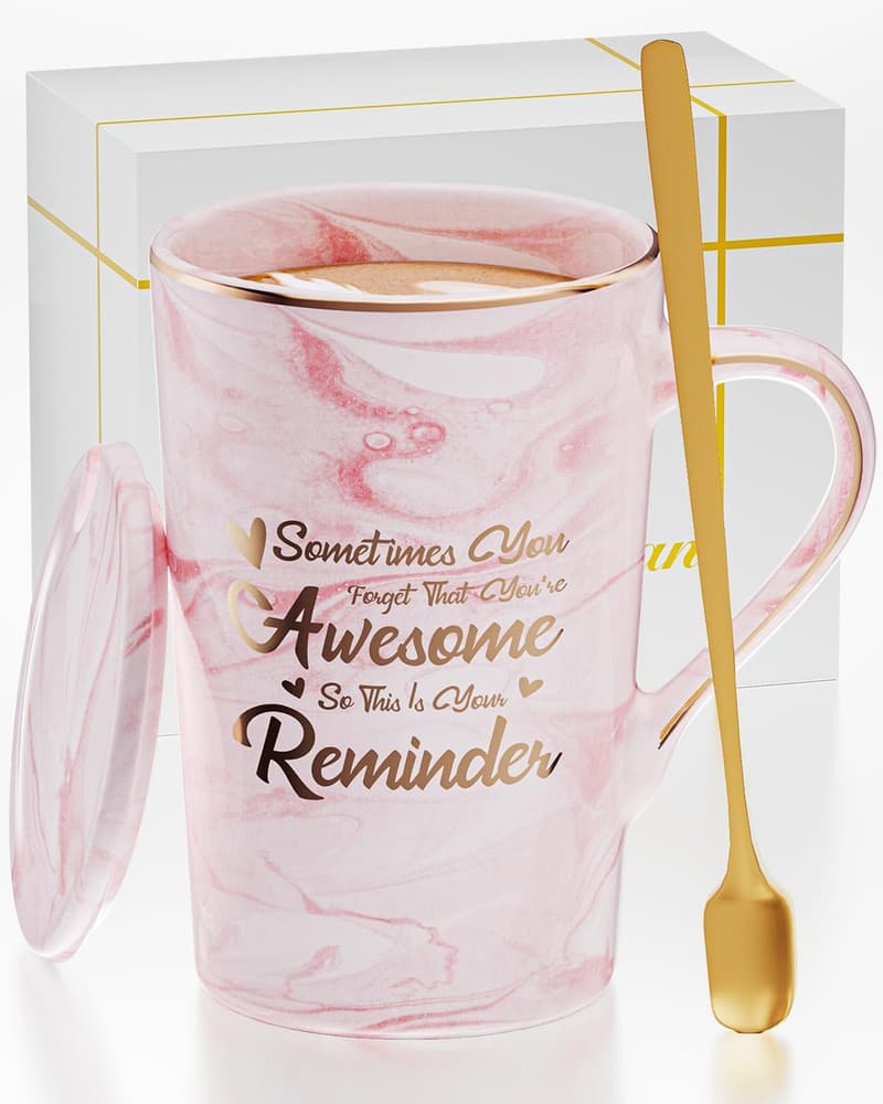 Mother's Day Funny Ceramic Coffee Mug for Women, 14 OZ