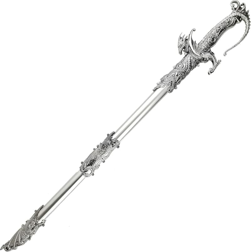 Fantasy Knight Sword - Saint George Dragon Saber - Dull Blade