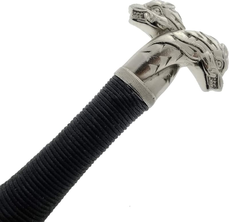 Medieval Two-Handed Sword - Stainless Steel Blade & Wooden Scabbard