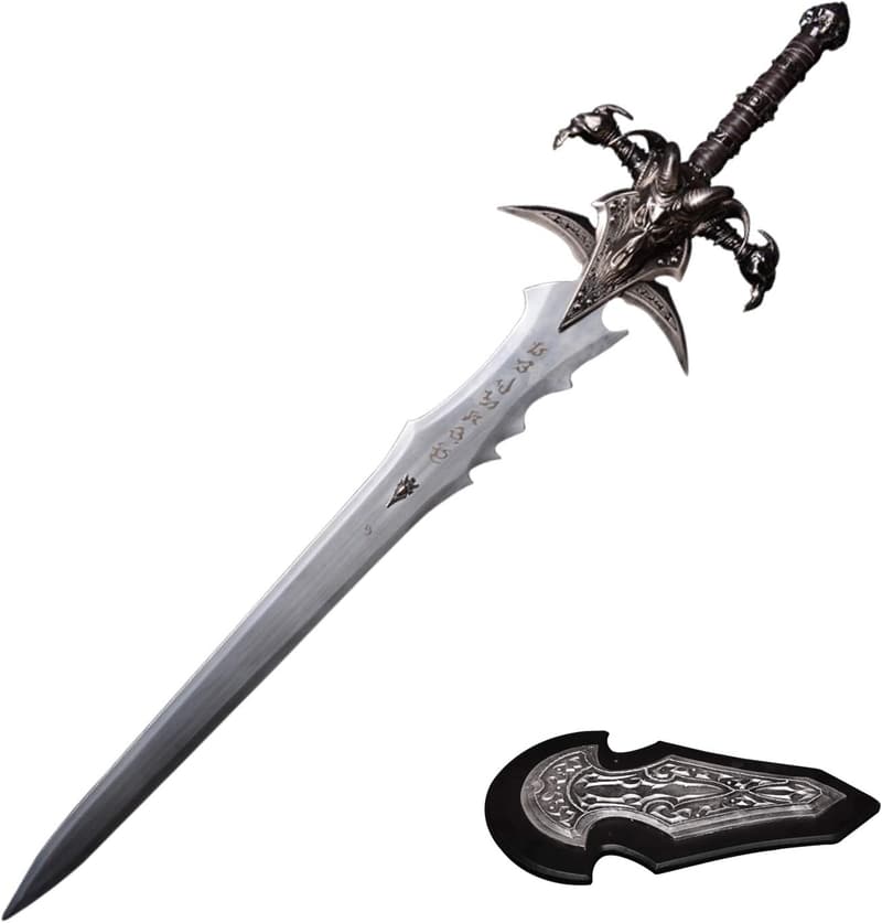 Frostmourne Sword Replica - Handmade Carbon Steel Anime Prop