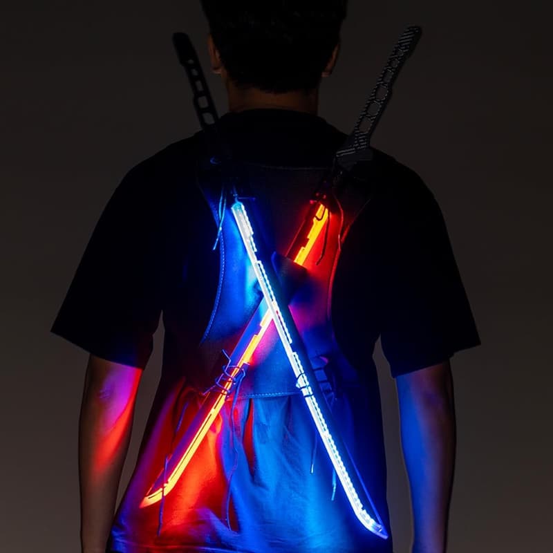 Halloween LED Sword Prop - 31.3 inches for Cosplay & Parties