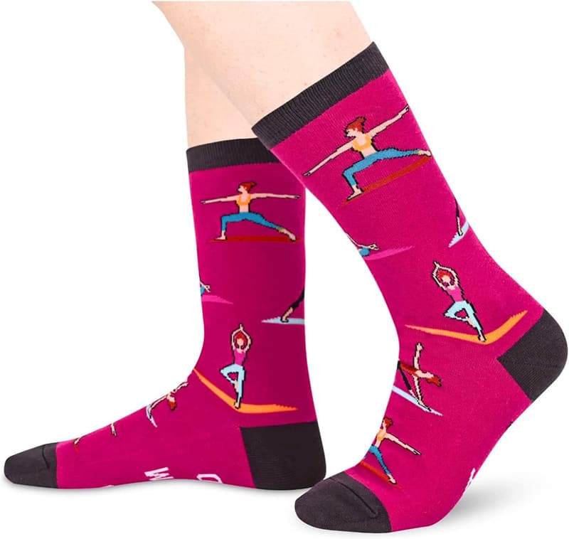 Funny Gym Socks for Men and Women - Weightlifting & Yoga