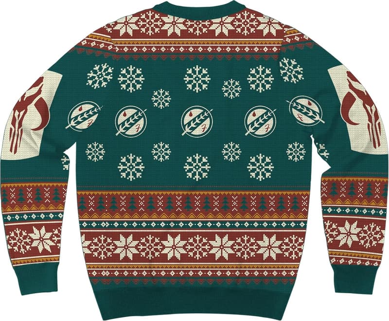 Boba Fett Winter Holiday Sweater for Star Wars Fans
