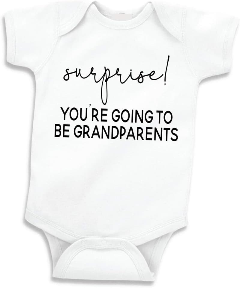 Grandparents Pregnancy Announcement Newborn Bodysuit