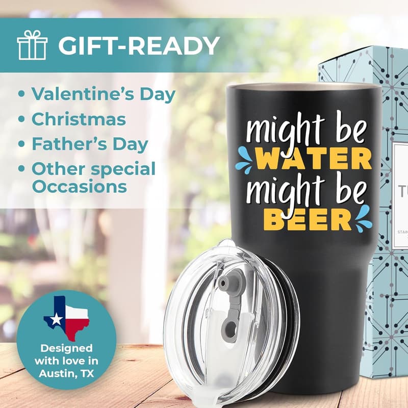 Humorous 30oz Beer Tumbler - Fun Gift for Adults