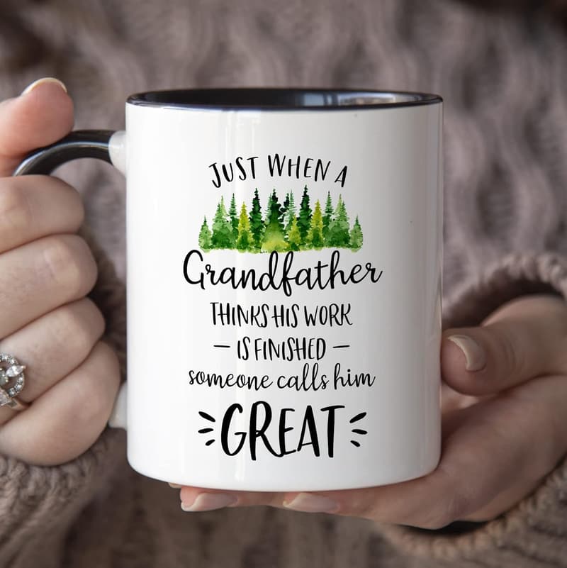 Great Grandpa Announcement Mug - 11 oz - Pregnancy Gift