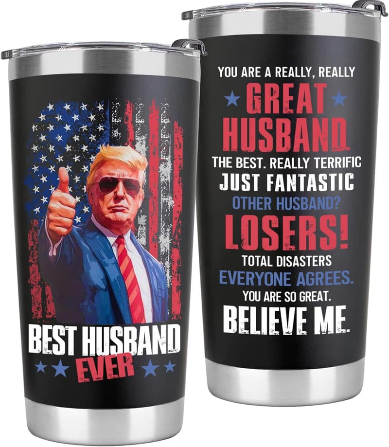 Father's Day Gift: Personalized 20oz Coffee Tumbler for Husband