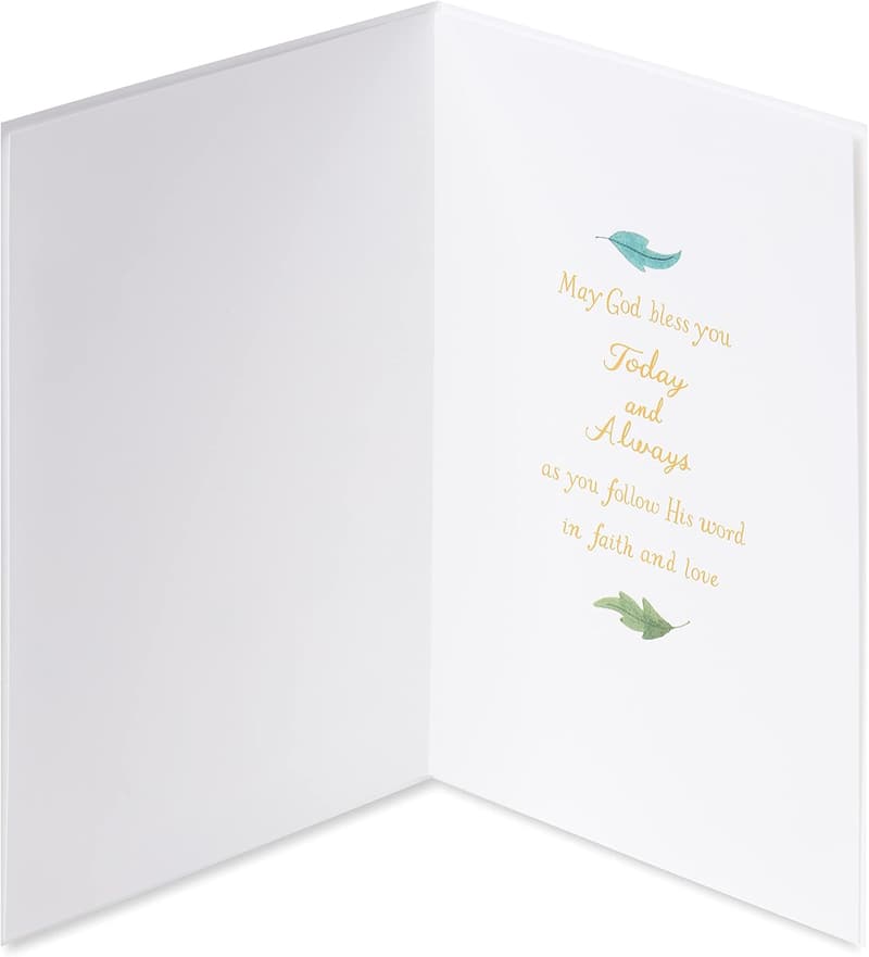 First Communion Card - Faith and Love Design