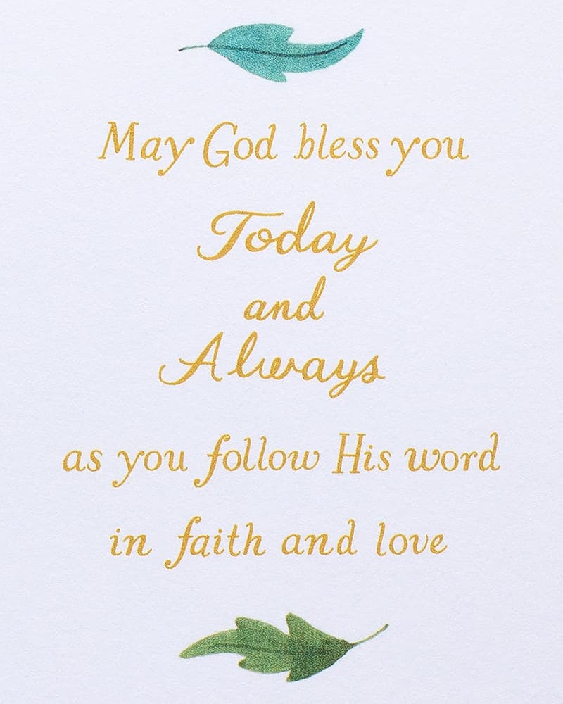 First Communion Card - Faith and Love Design