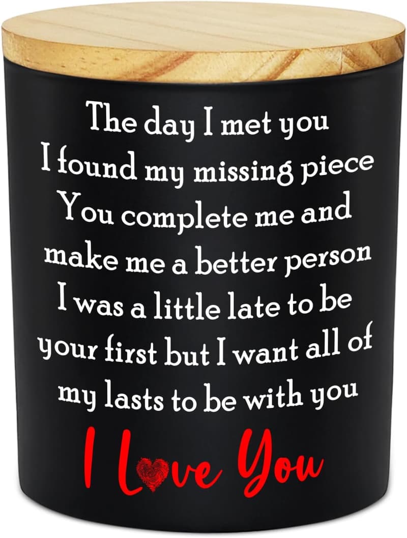 Romantic Anniversary Candle - 10 oz Vanilla Lavender Scent