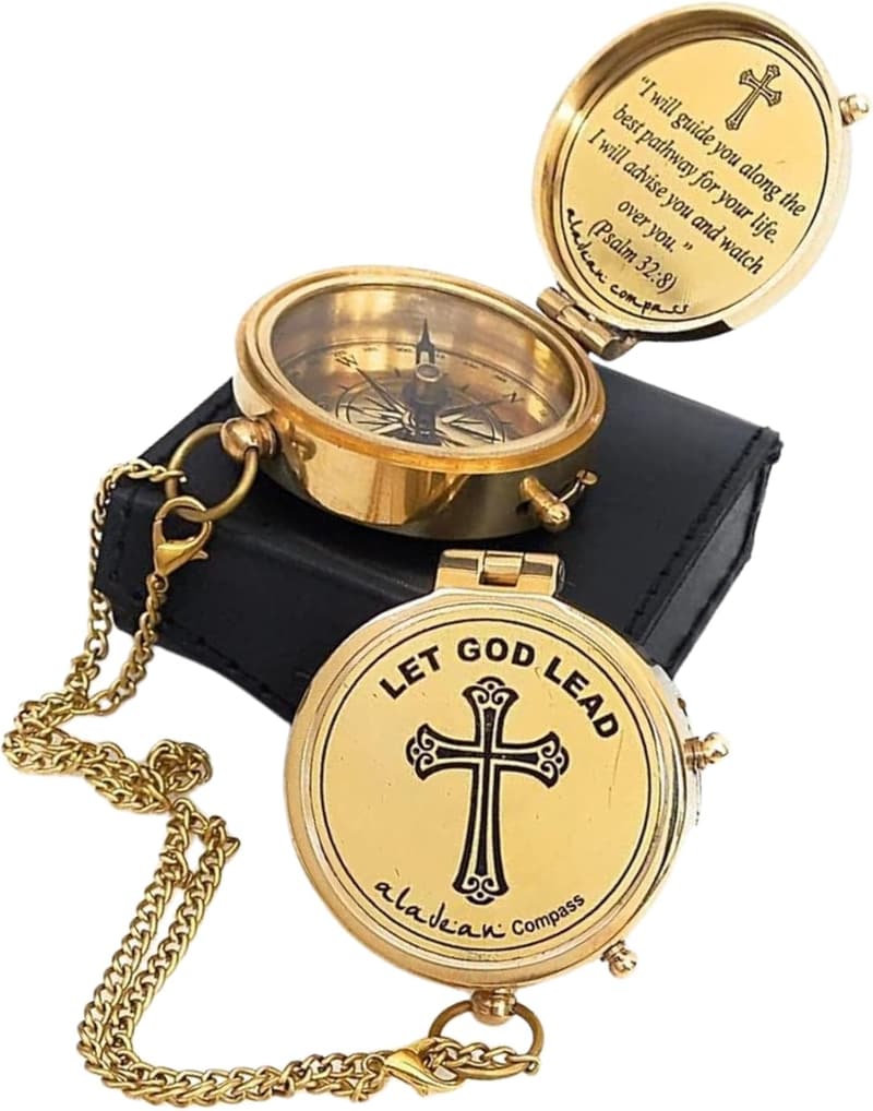 Inspirational Engraved Compass - Uplifting Gift for All
